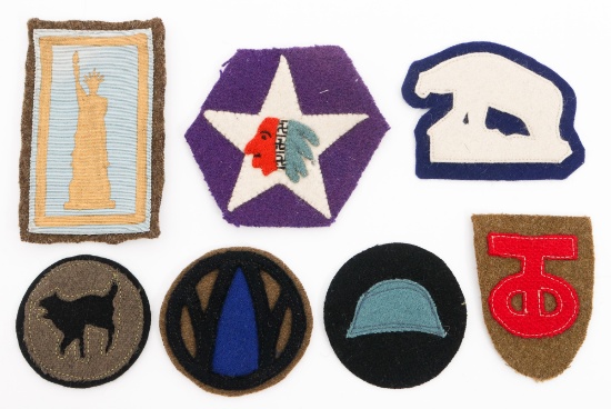 WWI US ARMY AEF DIVISION SHOULDER PATCHES
