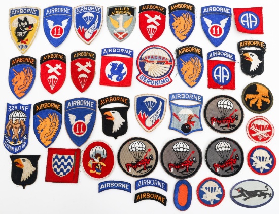 WWII - COLD WAR US ARMY AIRBORNE PATCHES