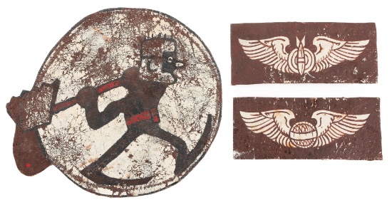 WWII USAAF 25th BS, 40th BOMB GROUP & WING PATCHES