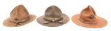 WWI - 1920's USMC & ARMY CAMPAIGN HATS
