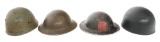 WWI - WWII BRITISH & ITALIAN HELMETS