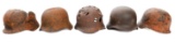 WWII GERMAN DUG M40 & M42 COMBAT HELMET SHELLS