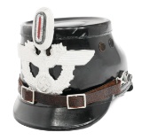 WWII GERMAN POLICE ENLISTED/NCO SHAKO