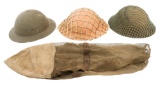 WWII BRITISH ARMY MKII COMBAT HELMETS