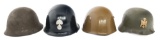 WWII - COLD WAR WORLD MILITARY COMBAT HELMETS