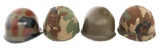 COLD WAR US ARMY M1 COMBAT HELMETS WITH LINERS