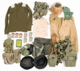 GULF WAR IRAQI M80 HELMET & FIELD GEAR