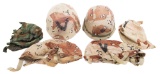 GULF WARS US ARMY PASGT HELMETS & CAMO COVERS