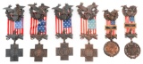 SPAN-AM WAR US VETERAN ORG. MEMBERSHIP BADGES