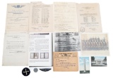 WWI US PILOT NAMED DALLAS WINGS & DOCUMENT GROUP