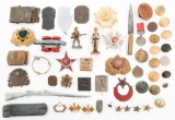 WWI - WWII OTTOMAN & US INSIGNIA & FIGURINES