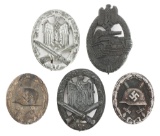 WWII GERMAN WOUND & COMBAT BADGES