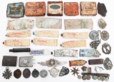 WWII GERMAN DUG RELICS & INSIGNIA