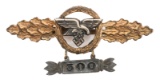 WWII GERMAN TRANSPORT FLYING CLASP 500 PENDANT