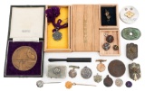 WWII IMPERIAL JAPANESE BADGES, PINS & BUCKLES