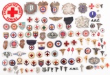 WWII AMERICAN RED CROSS PATCH, PINS & INSIGNIA
