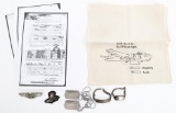 WWII USAAF NAMED 332nd BS WAIST GUNNER POW GROUP