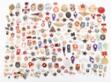 COLD WAR SOVIET UNION MILITARY & POLITICAL BADGES