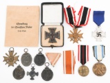 IMPERIAL GERMAN - WWII IRON CROSS & MEDALS