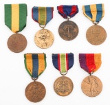 SPAN-AM WAR - WWI US SERVICE & CAMPAIGN MEDALS