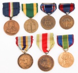 SPAN-AM WAR - WWI US SERVICE & CAMPAIGN MEDALS