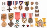 WWI US AEF 2nd DIV. DSC & PH BELLEAU WOOD MEDALS