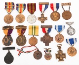 WWI US ARMY VICTORY & SERVICE MEDALS