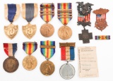 WWI US VICTORY & WASHINGTON BICENTENNIAL MEDALS