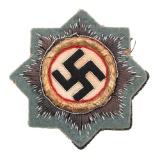 WWII GERMAN CROSS IN GOLD CLOTH BULLION EMBROIDERY