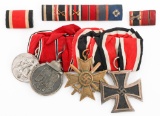 WWII GERMAN MEDAL BAR & RIBBON BARS