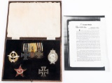 WWI GERMAN LUFTWAFFE FRANZ WALZ MEDAL GROUPING