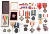 WWII IMPERIAL JAPANESE MEDALS & RIBBON BARS