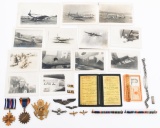 WWII USAAF NAMED P-51D PILOT MEDAL GROUPING