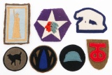 WWI US ARMY AEF DIVISION SHOULDER PATCHES