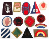 EARLY 20TH C. US ARMY DIVISION PATCHES