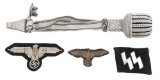 WWII GERMAN WAFFEN SS INSIGNIA & PORTEPEE