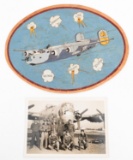 WWII USAAF 740th BS, 450th BG PATCH & PHOTO