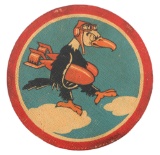 WWII USAAF 772nd BOMB SQ LEATHER POCKET PATCH