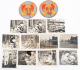 WWII USAAF 557th BOMB SQ PATCHES & PHOTOGRAPHS