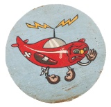 WWII USAAF FIGHTER SQ LEATHER PATCH