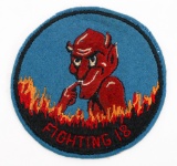 WWII US NAVY FIGHTER SQUADRON VF-18 POCKET PATCH