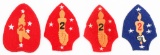 WWII USMC 2ND MARINE DIVISION VARIATION PATCHES