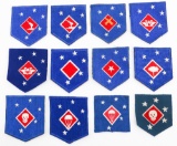 WWII US MARINE CORPS 1st MAC PATCHES
