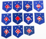 WWII US MARINE CORPS 1st MAC PATCHES
