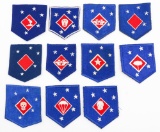 WWII US MARINE CORPS 1st MAC PATCHES