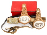 INDIAN WARS US ARMY OFFICER SHOULDER KNOTS & BELT