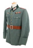 WWII GERMAN ARTILLERY OBERLEUTNANT SERVICE TUNIC