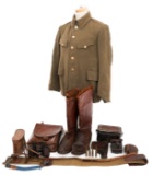 WWII IMPERIAL JAPANESE OFFICER TUNIC & GEAR