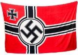 WWII GERMAN KRIEGSMARINE BATTLE FLAG