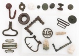 CIVIL WAR DUG RELICS, BUTTONS & UNIFORM ITEMS